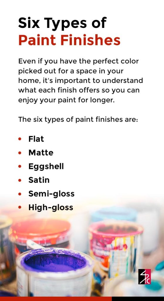 An assortment of paints used for paint finish services