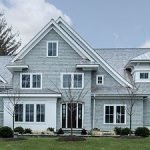 Exterior of freshly painted home