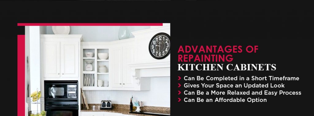 Advantages of repainting kitchen cabinets