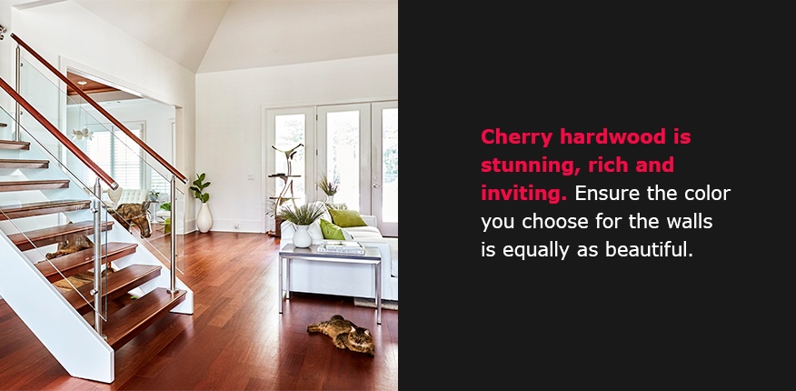How to Choose Wall Colors for Cherry Hardwood