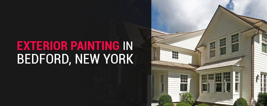 Exterior painting in Bedford, NY