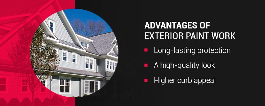 Advantages of exterior paint work