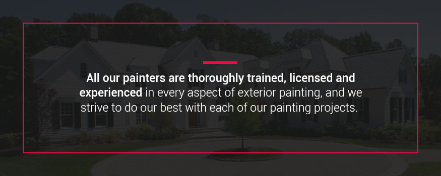 All Shoreline professional painters are thoroughly trained, licensed and experienced