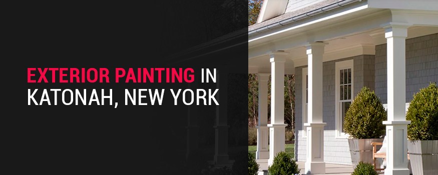 Exterior painting in Katonah, New York