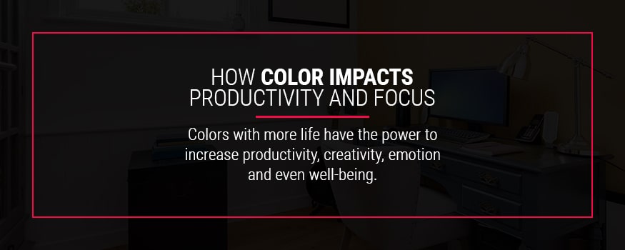 How Color Impacts Productivity and Focus