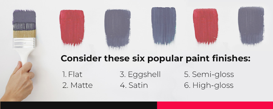 6 popular paint finishes