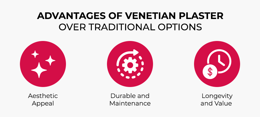 Advantages of Venetian Plaster Over Traditional Options